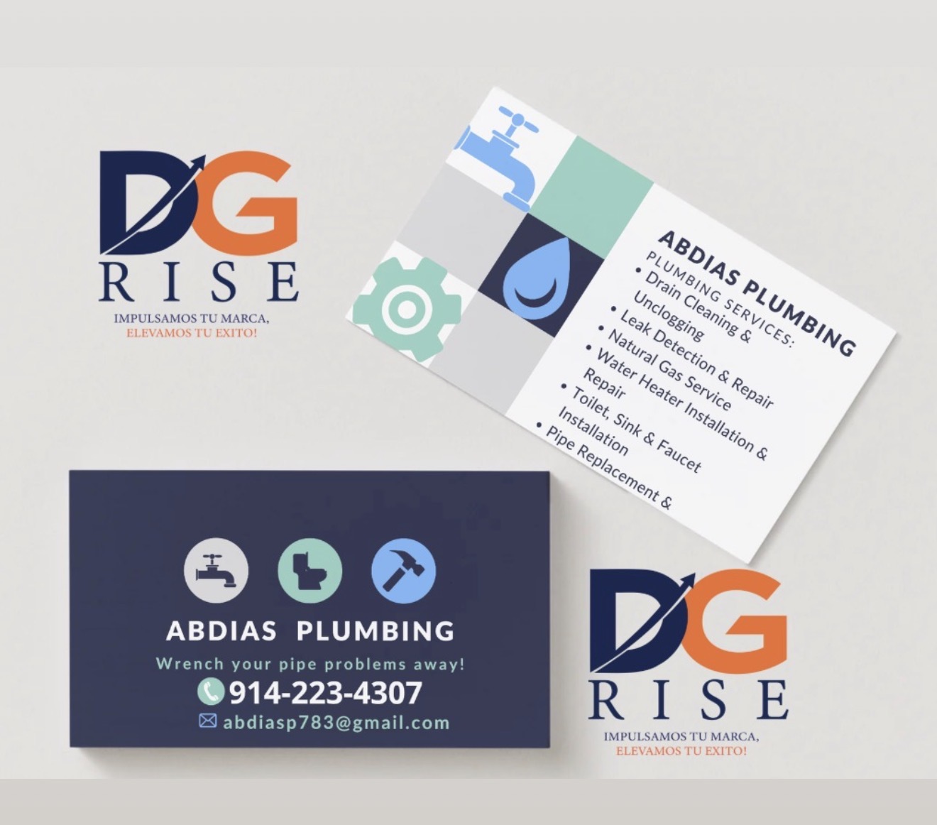 Service-business branding example