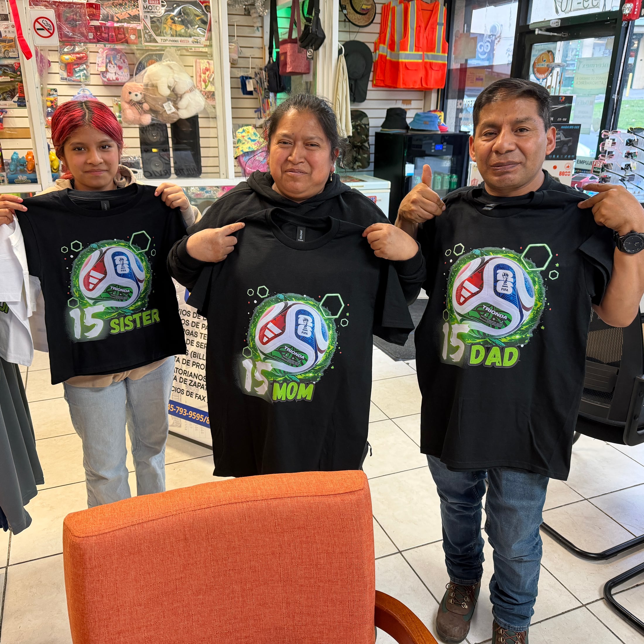 Event apparel example