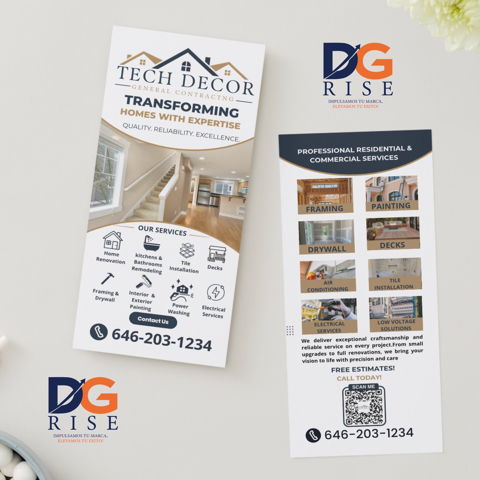 Tech Decor flyers example